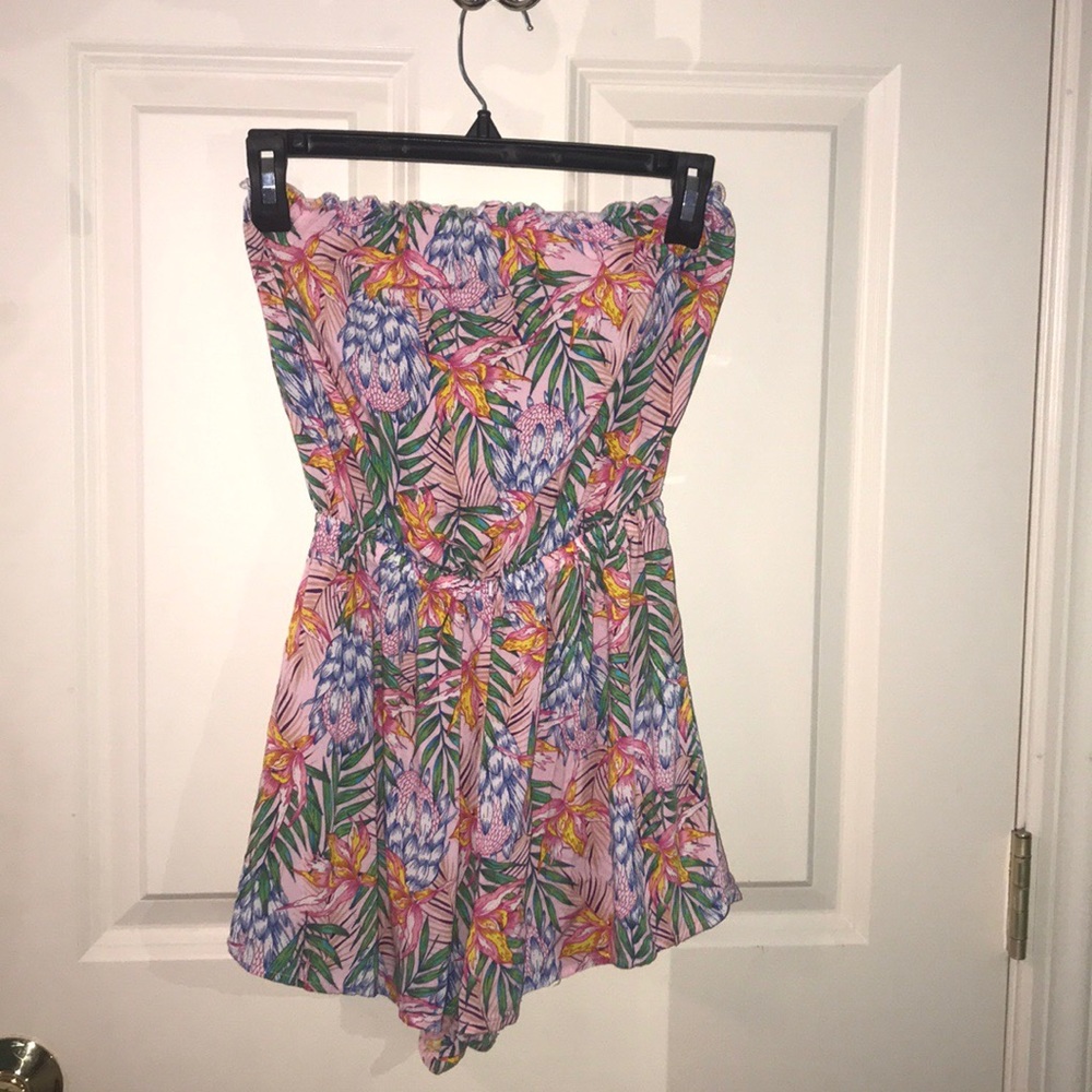 Floral “Tube Top” Romper